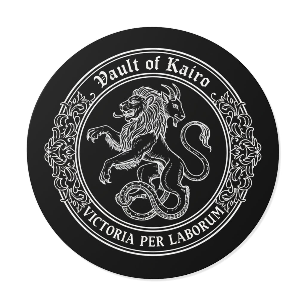 Vault of Kairo Round Vinyl Sticker