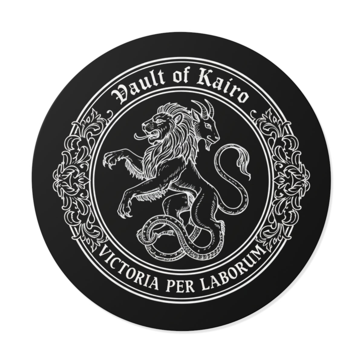 Vault of Kairo Round Vinyl Sticker