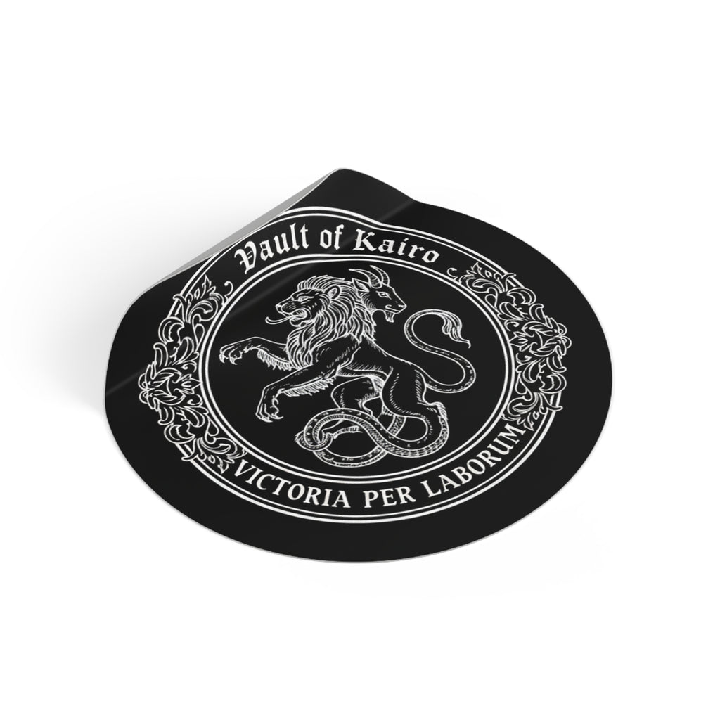 Vault of Kairo Round Vinyl Sticker