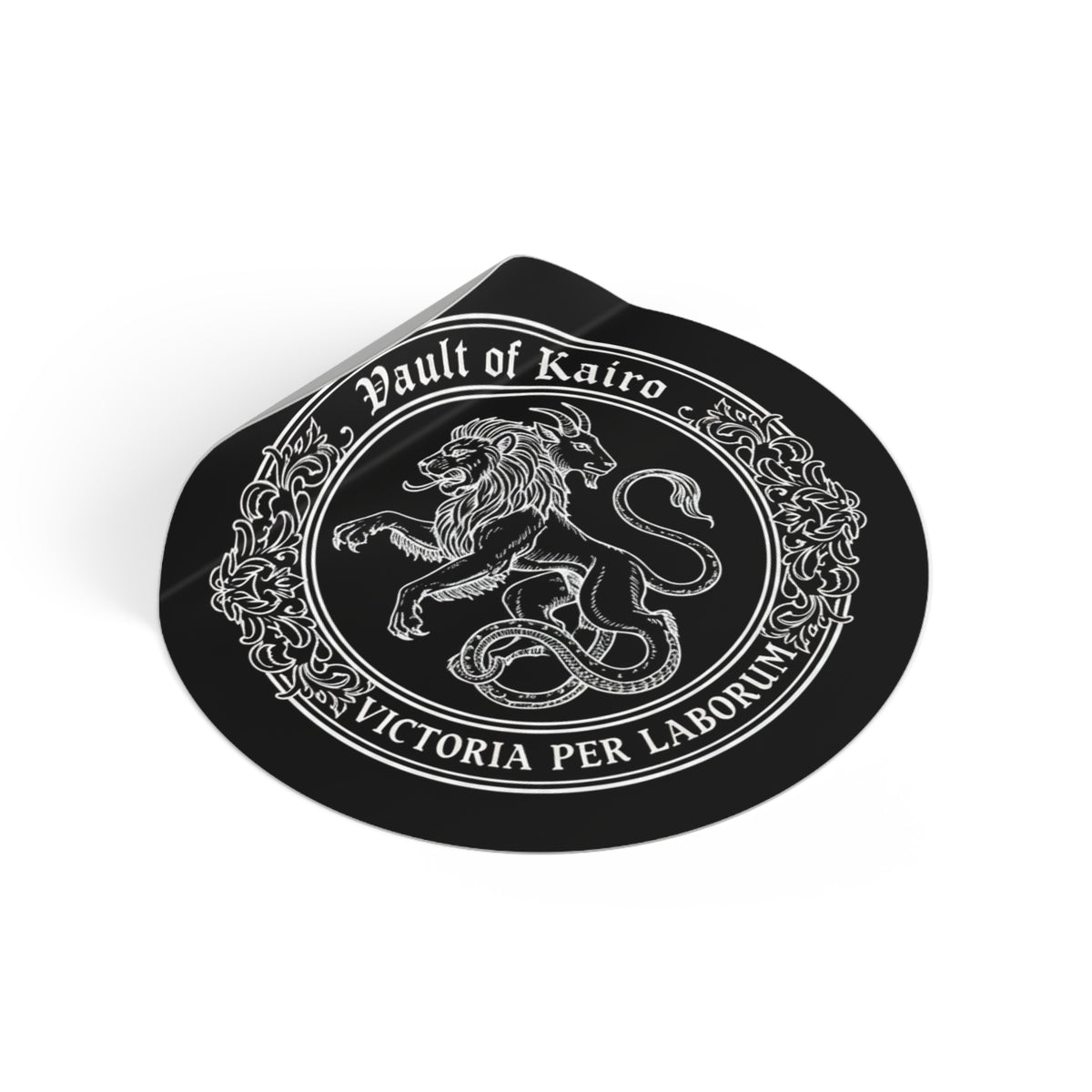 Vault of Kairo Round Vinyl Sticker