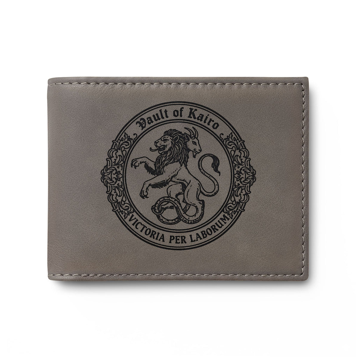 Engraved Vault of Kairo Bi-Fold Wallet