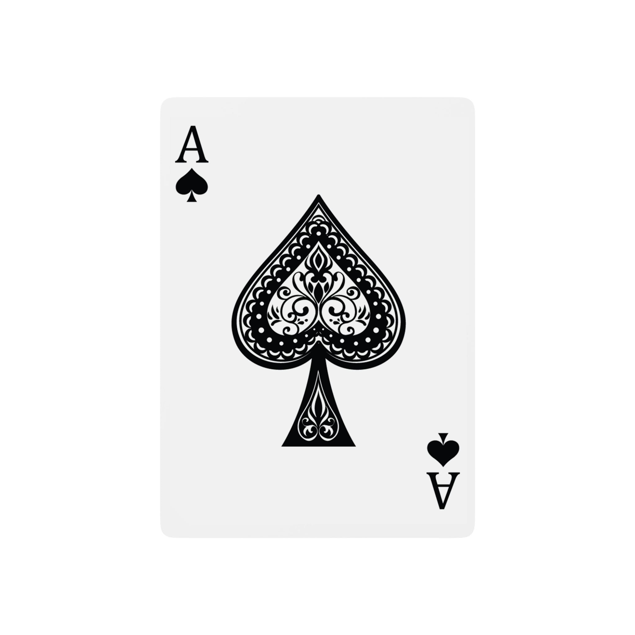 Vault of Kairo Poker Playing Cards — Elegant Black & Silver Deck